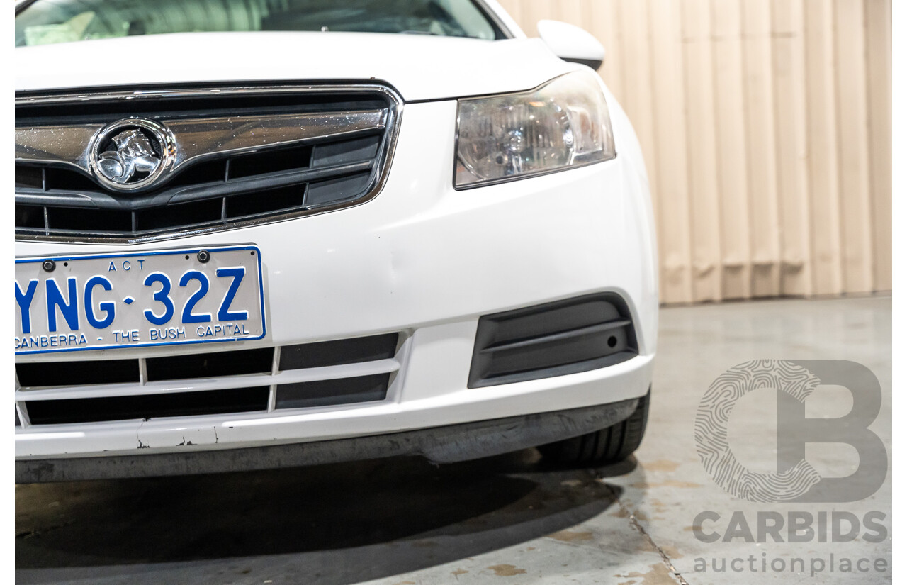 05/2010 Holden Cruze CD JG 4d Sedan White 1.8L