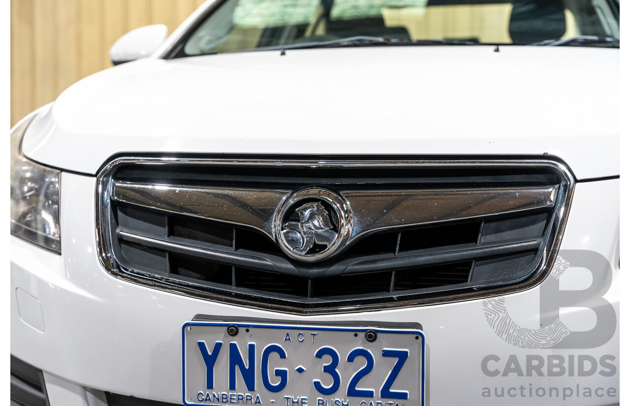 05/2010 Holden Cruze CD JG 4d Sedan White 1.8L