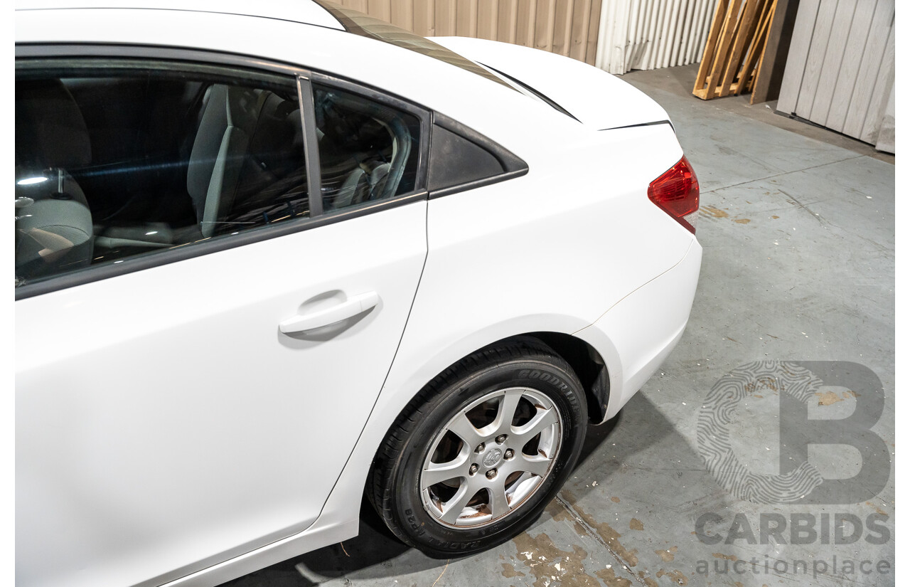 05/2010 Holden Cruze CD JG 4d Sedan White 1.8L