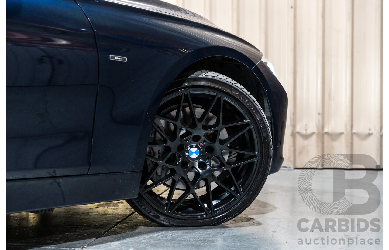 9/2013 BMW Active Hybrid 3 F30 Sport Line 4d Sedan Imperial Blue Metallic Turbo 3.0L / 40kw Hybrid