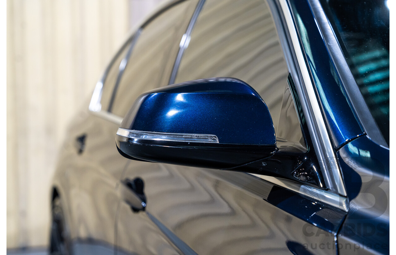 9/2013 BMW Active Hybrid 3 F30 Sport Line 4d Sedan Imperial Blue Metallic Turbo 3.0L / 40kw Hybrid