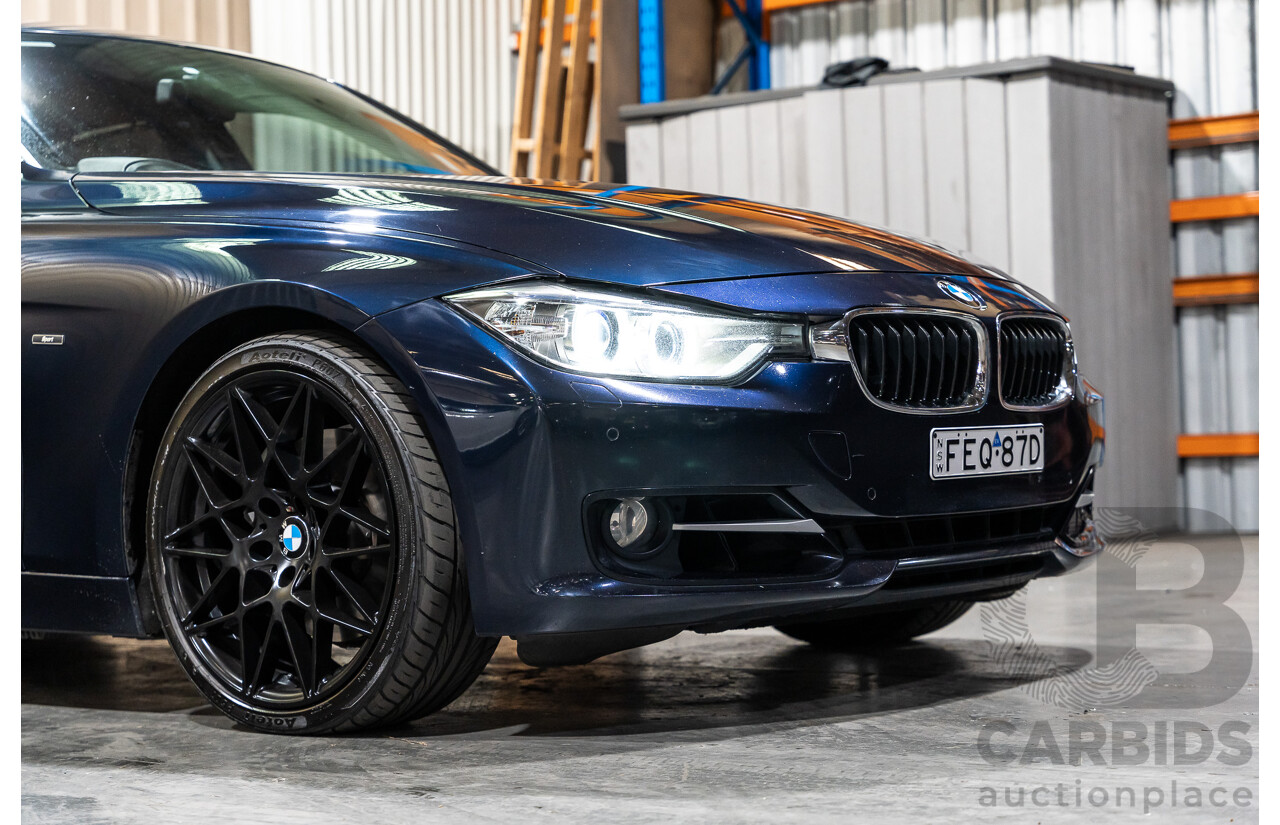 9/2013 BMW Active Hybrid 3 F30 Sport Line 4d Sedan Imperial Blue Metallic Turbo 3.0L / 40kw Hybrid