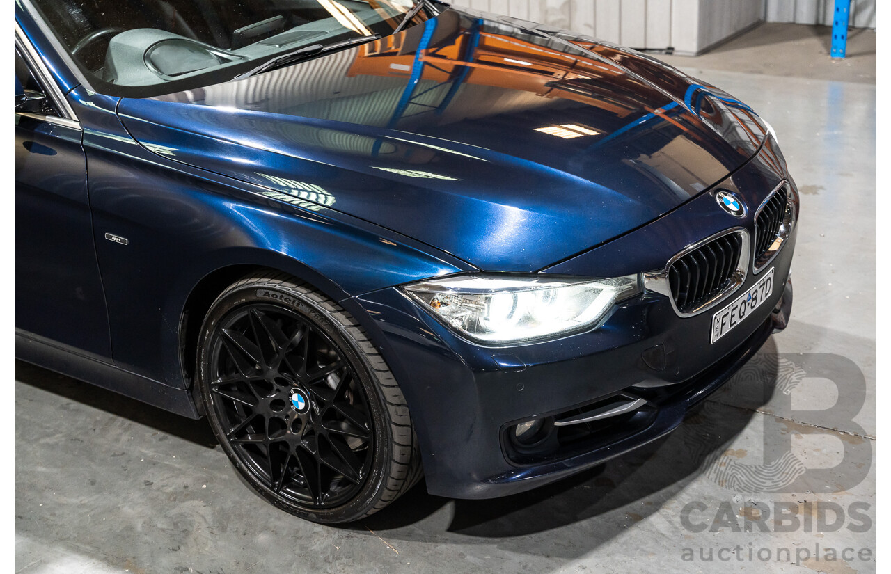 9/2013 BMW Active Hybrid 3 F30 Sport Line 4d Sedan Imperial Blue Metallic Turbo 3.0L / 40kw Hybrid