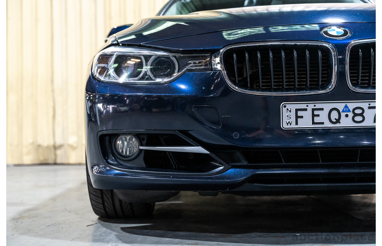 9/2013 BMW Active Hybrid 3 F30 Sport Line 4d Sedan Imperial Blue Metallic Turbo 3.0L / 40kw Hybrid