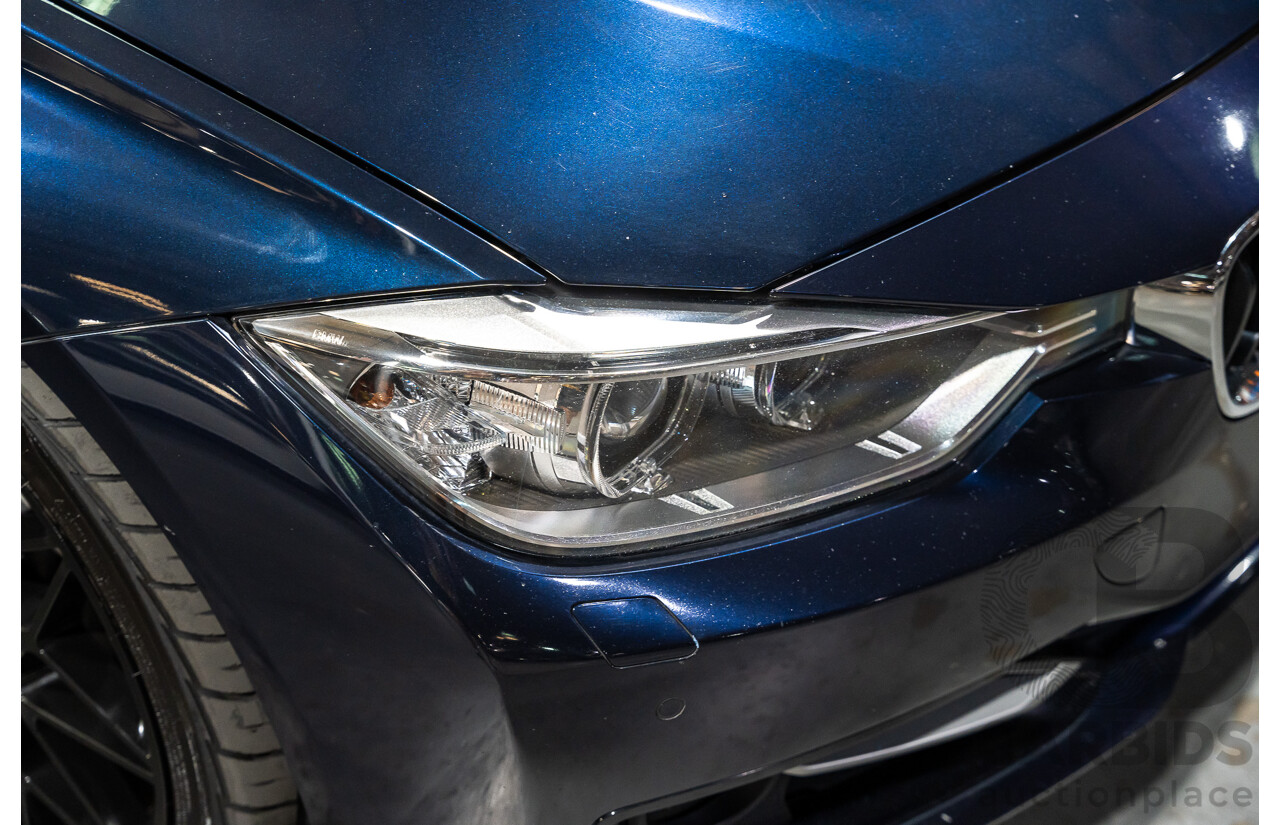 9/2013 BMW Active Hybrid 3 F30 Sport Line 4d Sedan Imperial Blue Metallic Turbo 3.0L / 40kw Hybrid