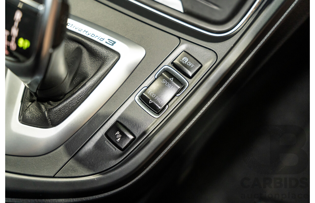 9/2013 BMW Active Hybrid 3 F30 Sport Line 4d Sedan Imperial Blue Metallic Turbo 3.0L / 40kw Hybrid