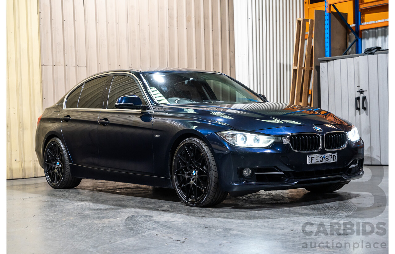 9/2013 BMW Active Hybrid 3 F30 Sport Line 4d Sedan Imperial Blue Metallic Turbo 3.0L / 40kw Hybrid