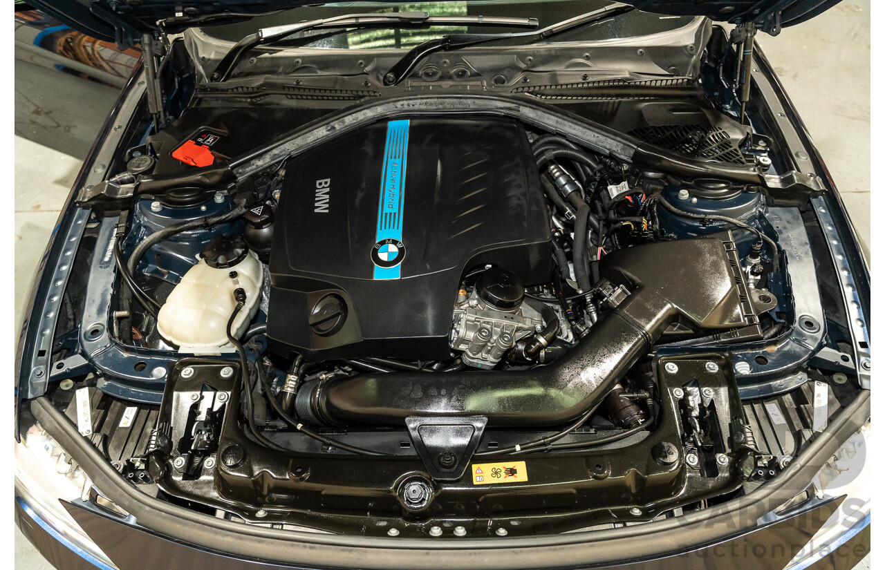 9/2013 BMW Active Hybrid 3 F30 Sport Line 4d Sedan Imperial Blue Metallic Turbo 3.0L / 40kw Hybrid