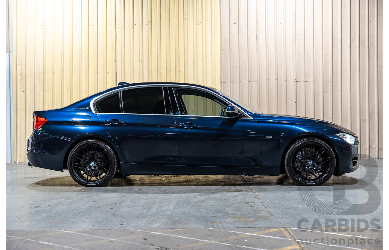 9/2013 BMW Active Hybrid 3 F30 Sport Line 4d Sedan Imperial Blue Metallic Turbo 3.0L / 40kw Hybrid
