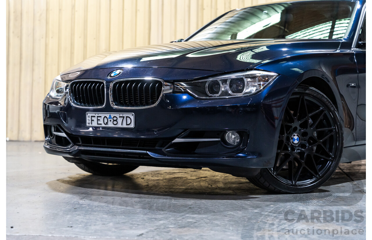 9/2013 BMW Active Hybrid 3 F30 Sport Line 4d Sedan Imperial Blue Metallic Turbo 3.0L / 40kw Hybrid