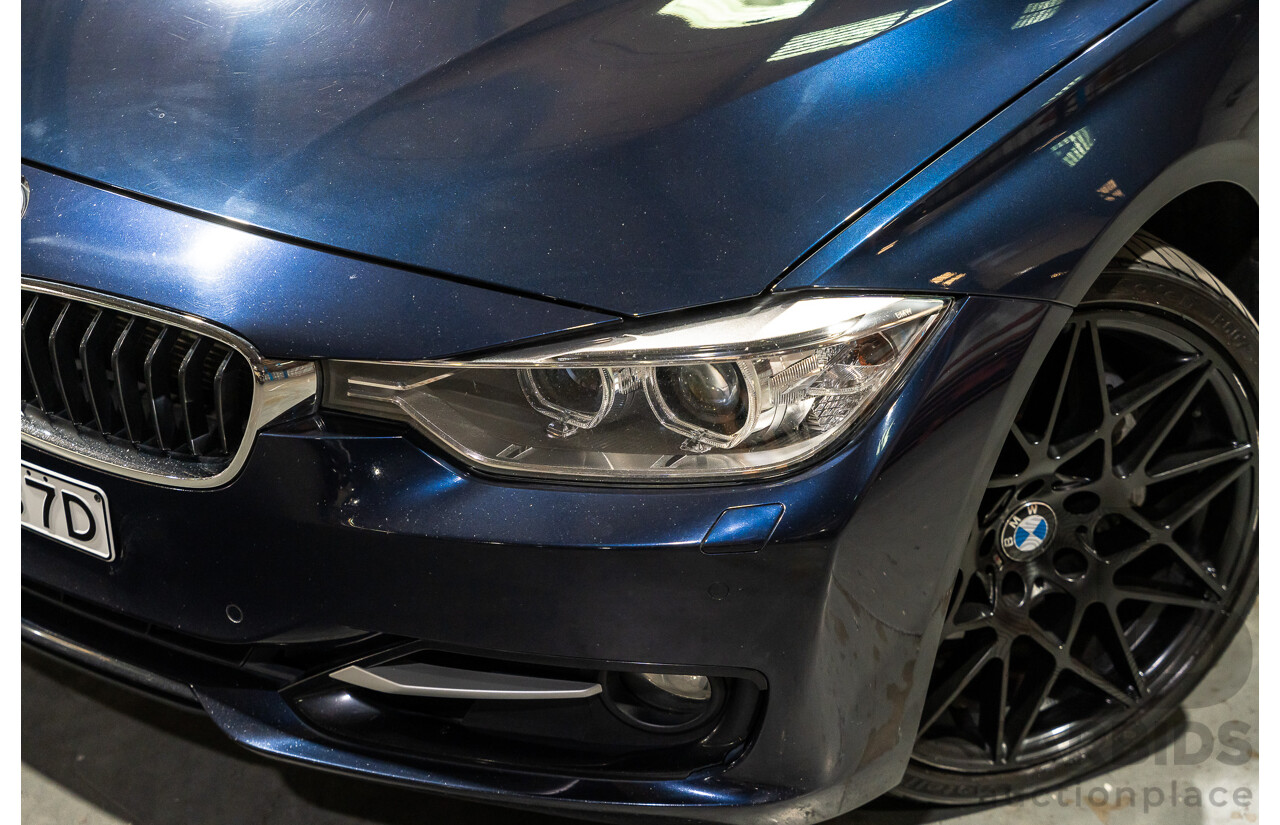 9/2013 BMW Active Hybrid 3 F30 Sport Line 4d Sedan Imperial Blue Metallic Turbo 3.0L / 40kw Hybrid