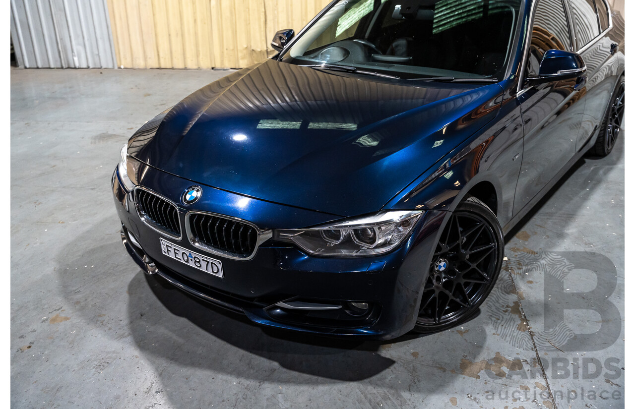 9/2013 BMW Active Hybrid 3 F30 Sport Line 4d Sedan Imperial Blue Metallic Turbo 3.0L / 40kw Hybrid