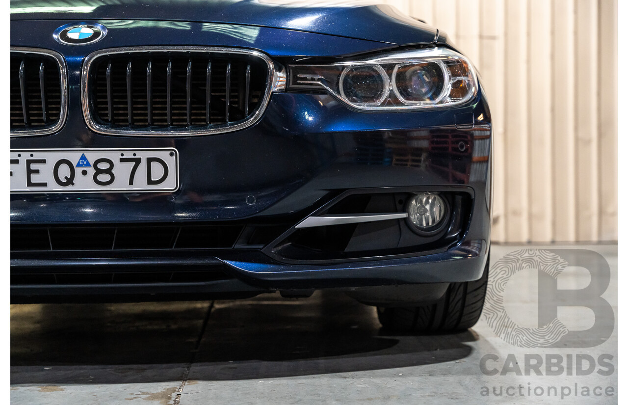 9/2013 BMW Active Hybrid 3 F30 Sport Line 4d Sedan Imperial Blue Metallic Turbo 3.0L / 40kw Hybrid