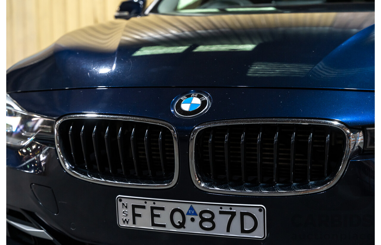9/2013 BMW Active Hybrid 3 F30 Sport Line 4d Sedan Imperial Blue Metallic Turbo 3.0L / 40kw Hybrid