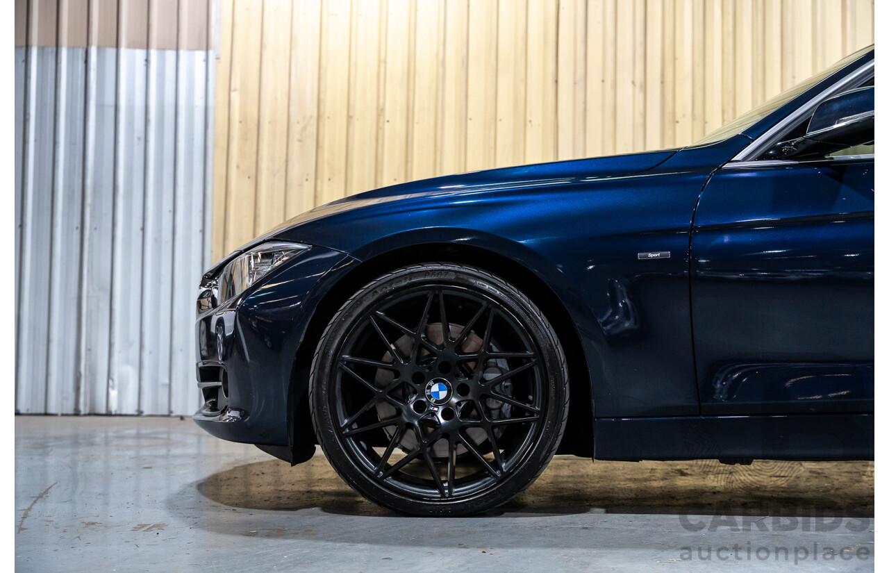 9/2013 BMW Active Hybrid 3 F30 Sport Line 4d Sedan Imperial Blue Metallic Turbo 3.0L / 40kw Hybrid