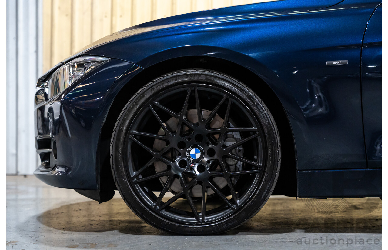 9/2013 BMW Active Hybrid 3 F30 Sport Line 4d Sedan Imperial Blue Metallic Turbo 3.0L / 40kw Hybrid