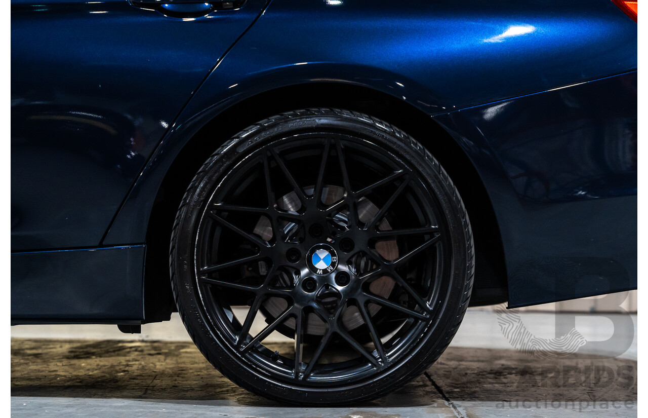 9/2013 BMW Active Hybrid 3 F30 Sport Line 4d Sedan Imperial Blue Metallic Turbo 3.0L / 40kw Hybrid
