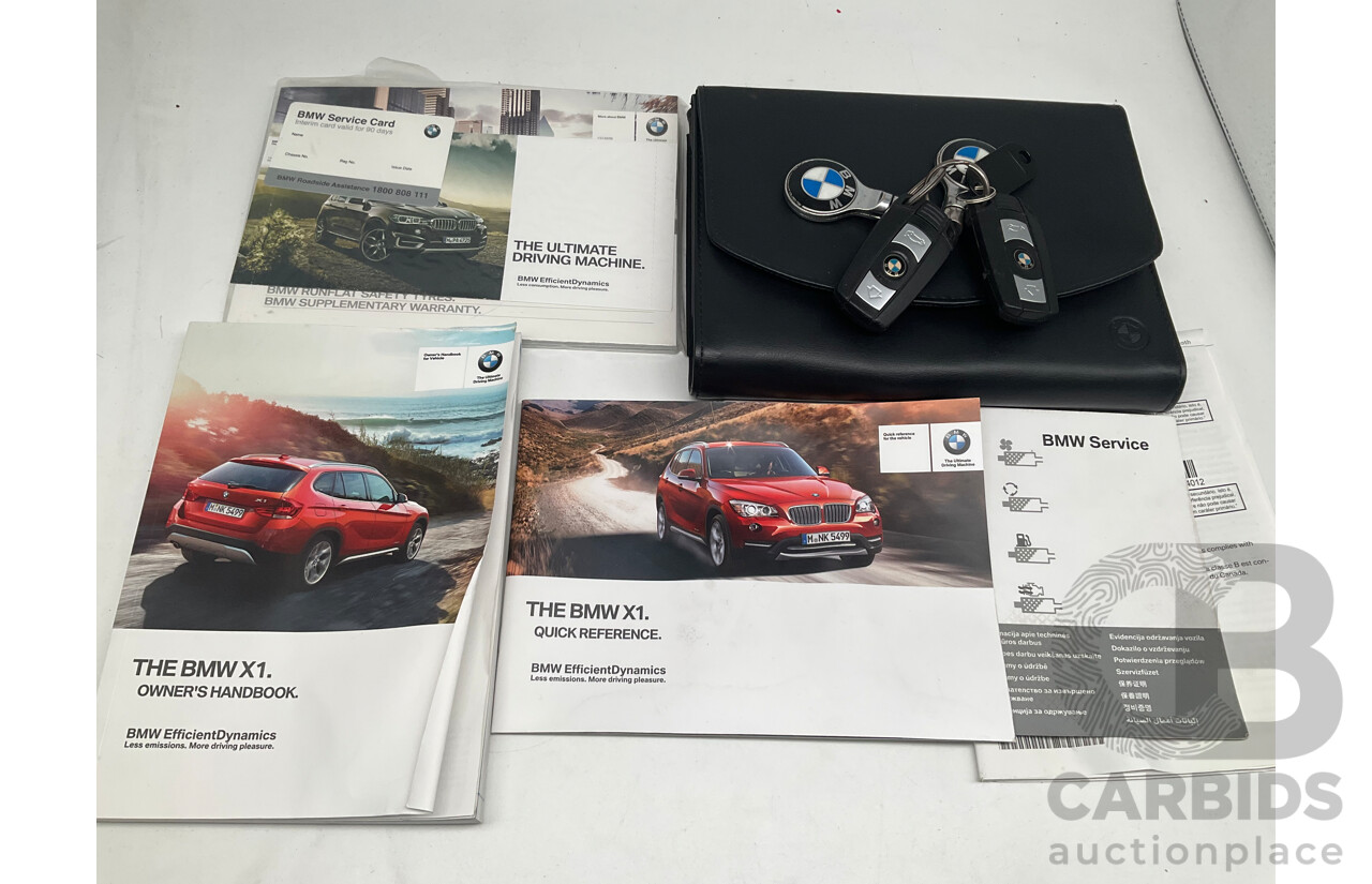 4/2015 BMW X1 Sdrive 20i Sportline E84 MY15 4d Wagon White Turbo 2.0L