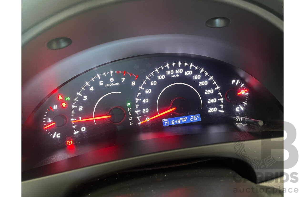 10/2010 Toyota Aurion AT-X FWD GSV40R 09 UPGRADE 4D Sedan Silver Or Chrome 3.5L