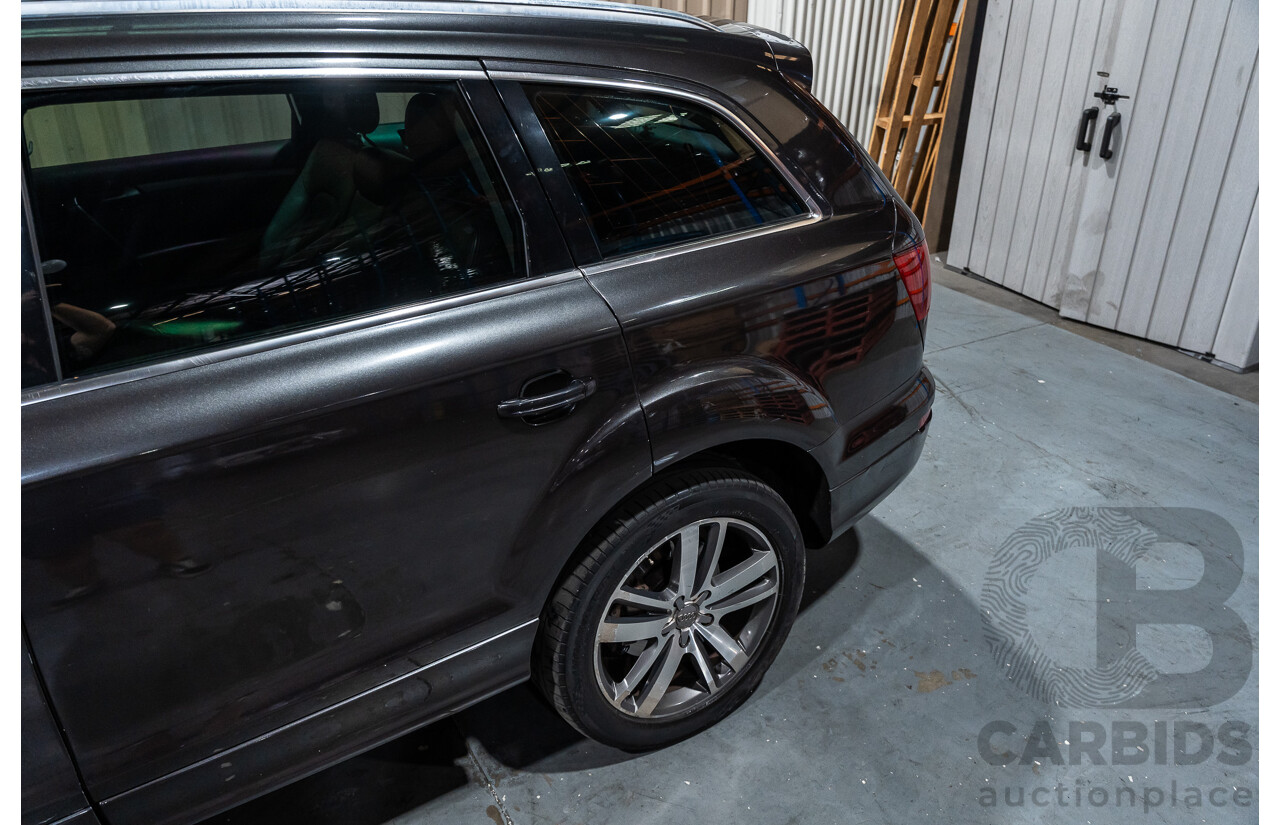4/2012 Audi Q7 3.0 TDI Quattro S-Line Pack (AWD) MY12 4d Wagon Grey Turbo Diesel V6 3.0L - 7 Seater