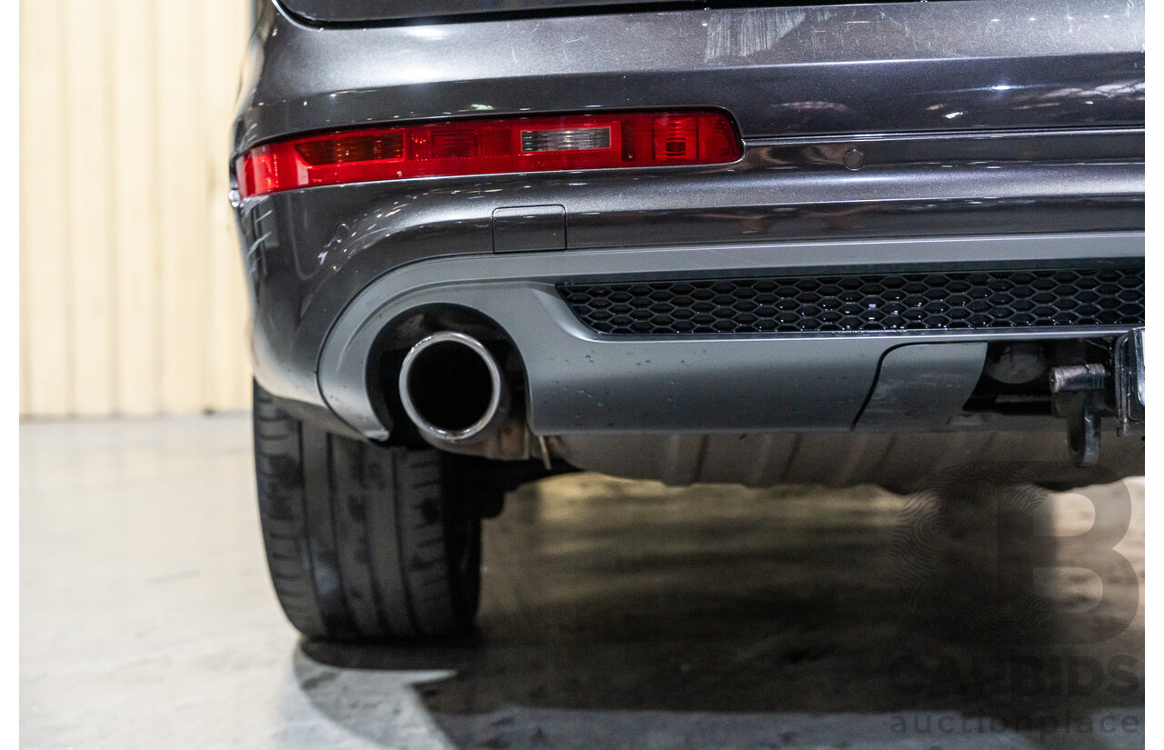 4/2012 Audi Q7 3.0 TDI Quattro S-Line Pack (AWD) MY12 4d Wagon Grey Turbo Diesel V6 3.0L - 7 Seater