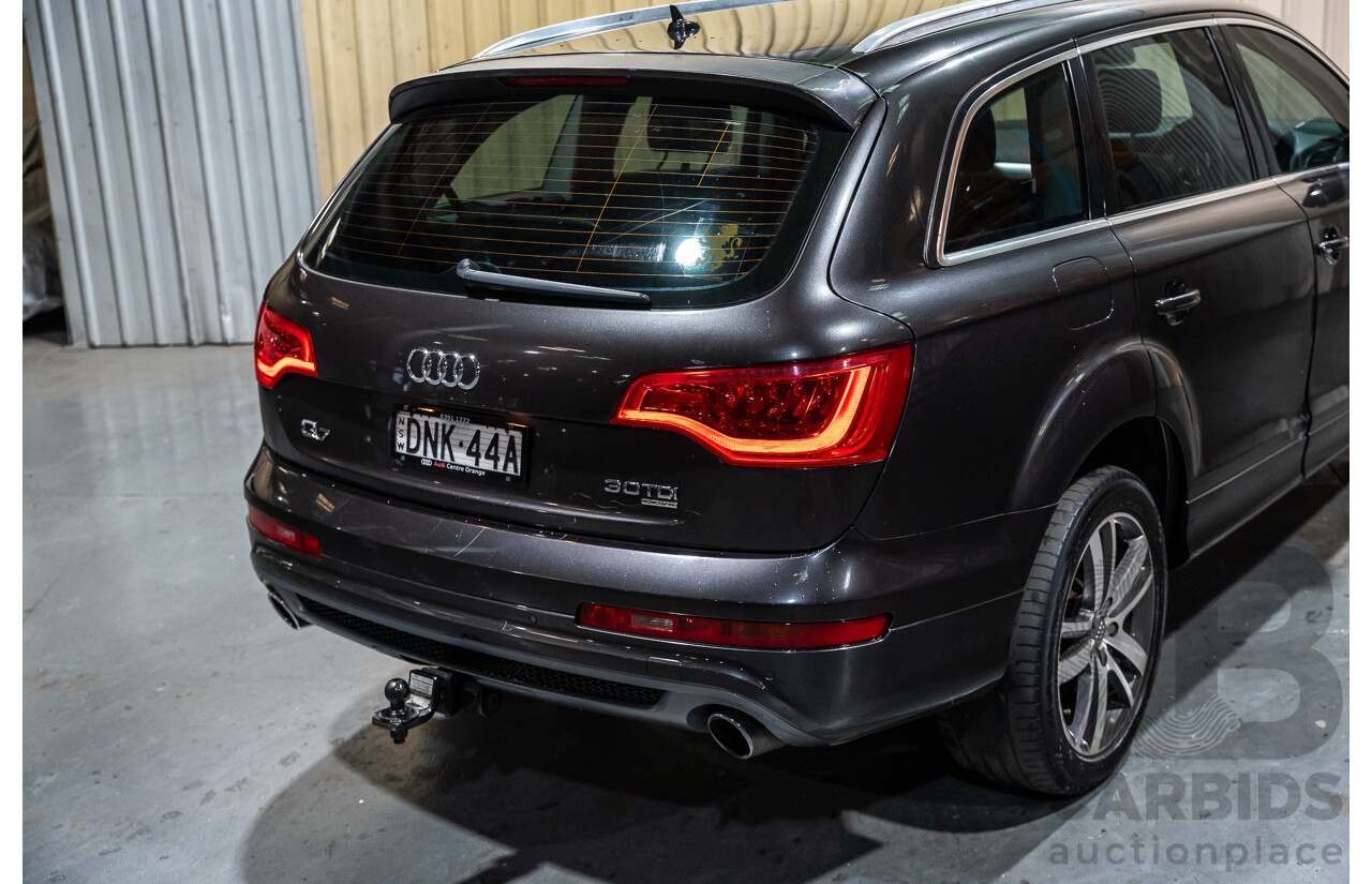 4/2012 Audi Q7 3.0 TDI Quattro S-Line Pack (AWD) MY12 4d Wagon Grey Turbo Diesel V6 3.0L - 7 Seater