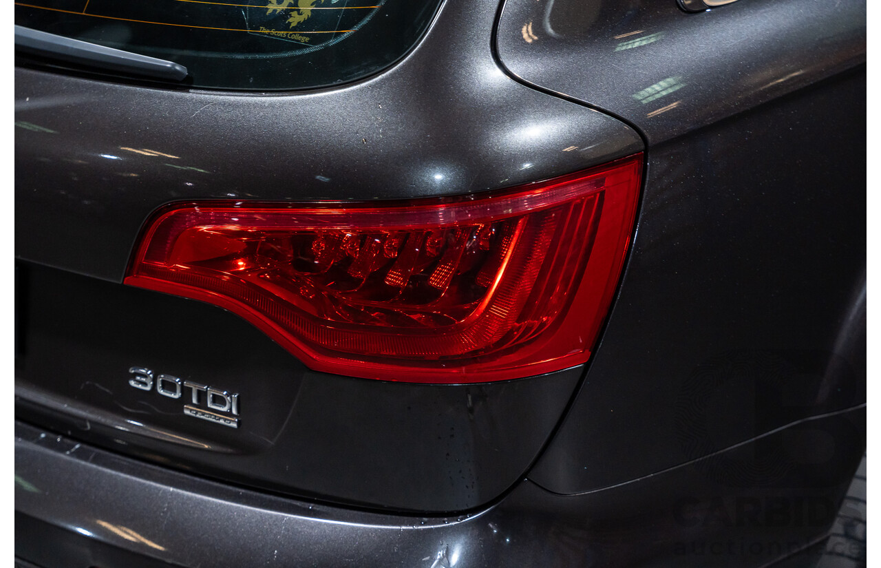 4/2012 Audi Q7 3.0 TDI Quattro S-Line Pack (AWD) MY12 4d Wagon Grey Turbo Diesel V6 3.0L - 7 Seater
