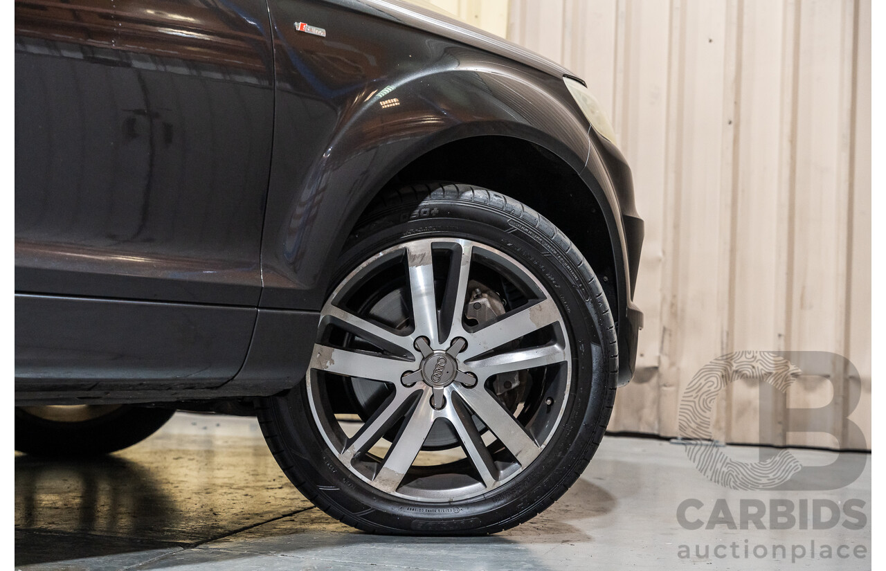 4/2012 Audi Q7 3.0 TDI Quattro S-Line Pack (AWD) MY12 4d Wagon Grey Turbo Diesel V6 3.0L - 7 Seater