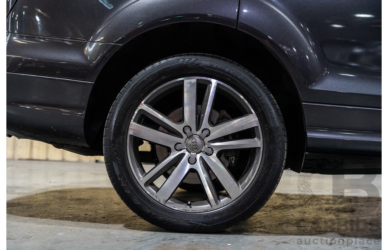 4/2012 Audi Q7 3.0 TDI Quattro S-Line Pack (AWD) MY12 4d Wagon Grey Turbo Diesel V6 3.0L - 7 Seater