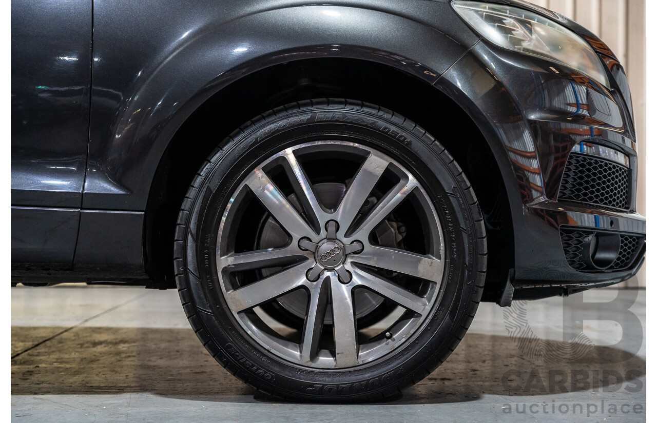 4/2012 Audi Q7 3.0 TDI Quattro S-Line Pack (AWD) MY12 4d Wagon Grey Turbo Diesel V6 3.0L - 7 Seater