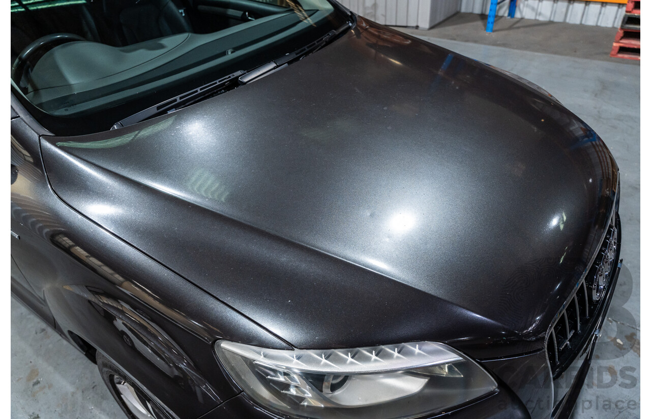 4/2012 Audi Q7 3.0 TDI Quattro S-Line Pack (AWD) MY12 4d Wagon Grey Turbo Diesel V6 3.0L - 7 Seater