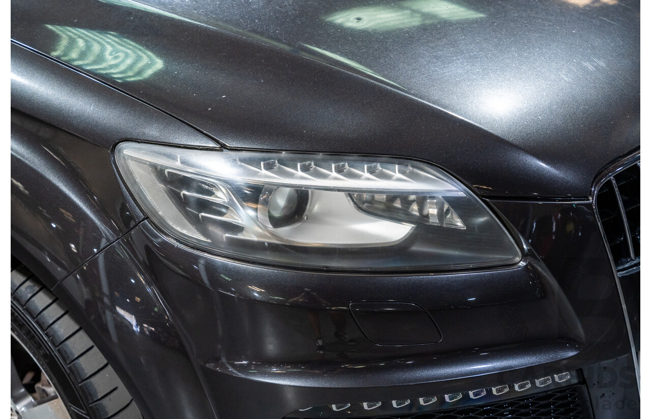 4/2012 Audi Q7 3.0 TDI Quattro S-Line Pack (AWD) MY12 4d Wagon Grey Turbo Diesel V6 3.0L - 7 Seater