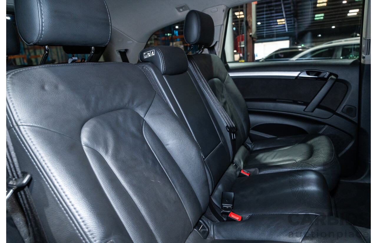 4/2012 Audi Q7 3.0 TDI Quattro S-Line Pack (AWD) MY12 4d Wagon Grey Turbo Diesel V6 3.0L - 7 Seater