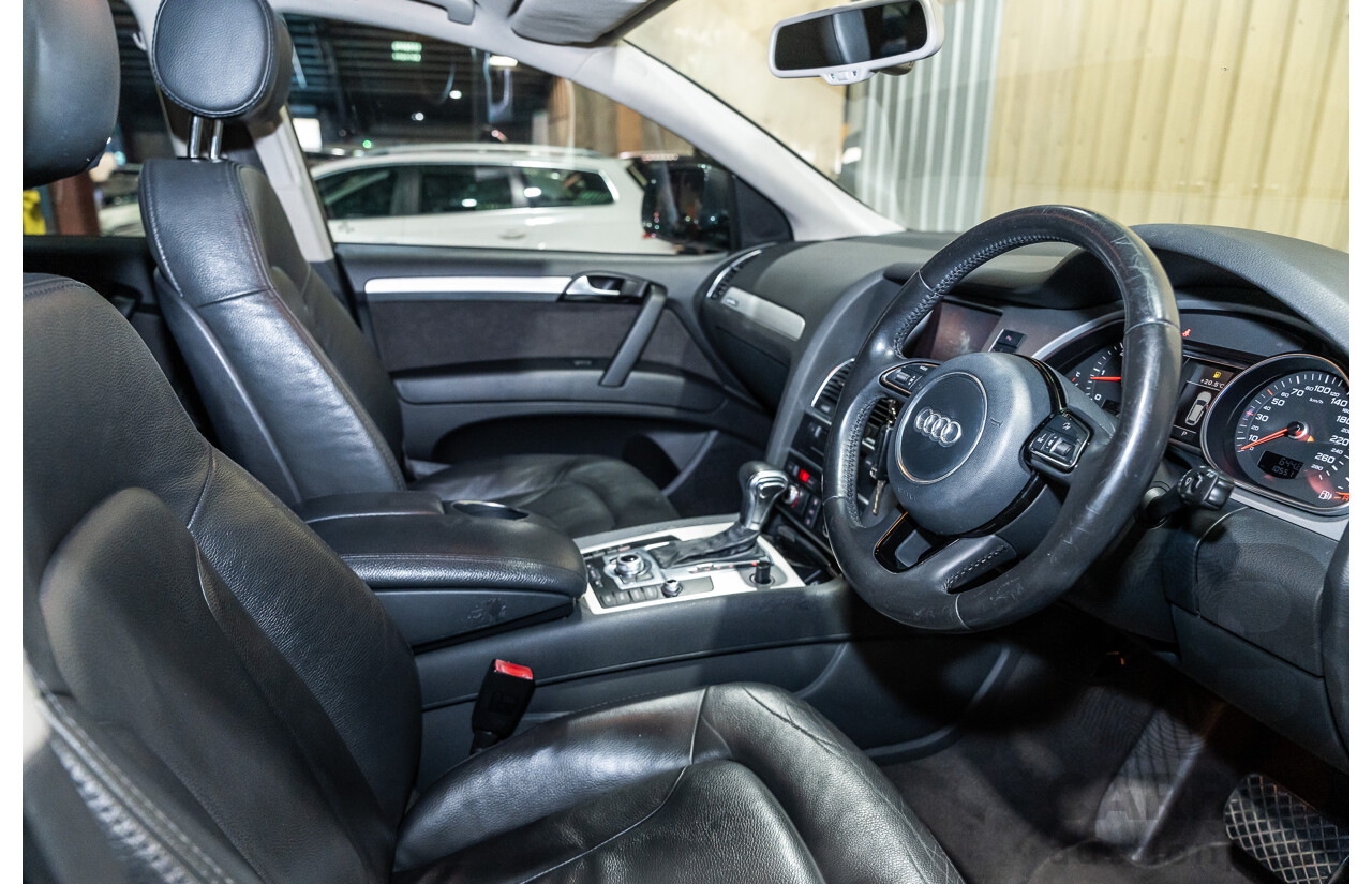 4/2012 Audi Q7 3.0 TDI Quattro S-Line Pack (AWD) MY12 4d Wagon Grey Turbo Diesel V6 3.0L - 7 Seater