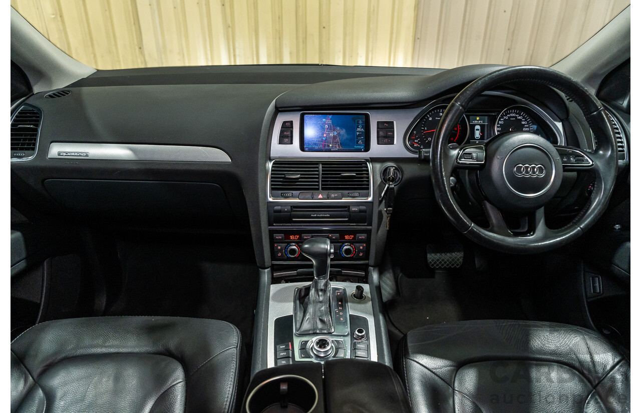 4/2012 Audi Q7 3.0 TDI Quattro S-Line Pack (AWD) MY12 4d Wagon Grey Turbo Diesel V6 3.0L - 7 Seater