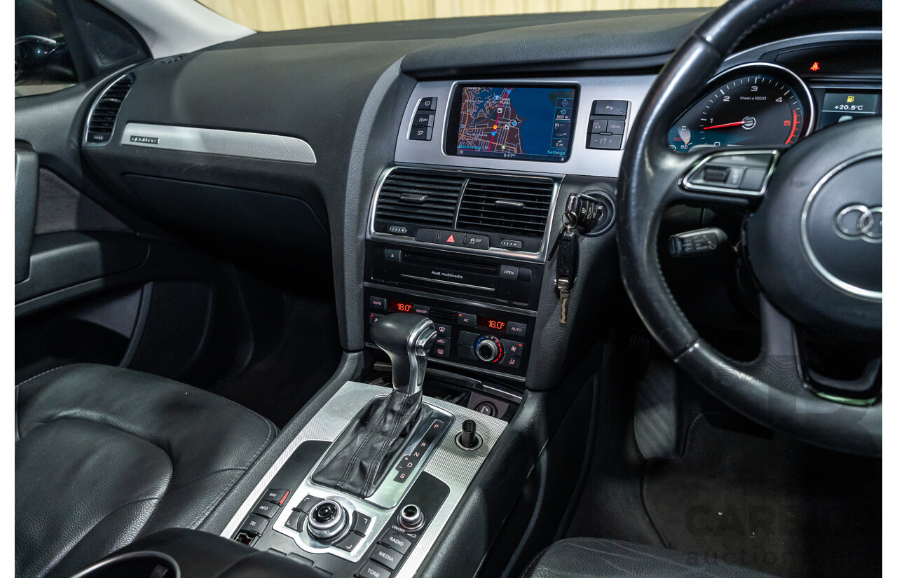 4/2012 Audi Q7 3.0 TDI Quattro S-Line Pack (AWD) MY12 4d Wagon Grey Turbo Diesel V6 3.0L - 7 Seater