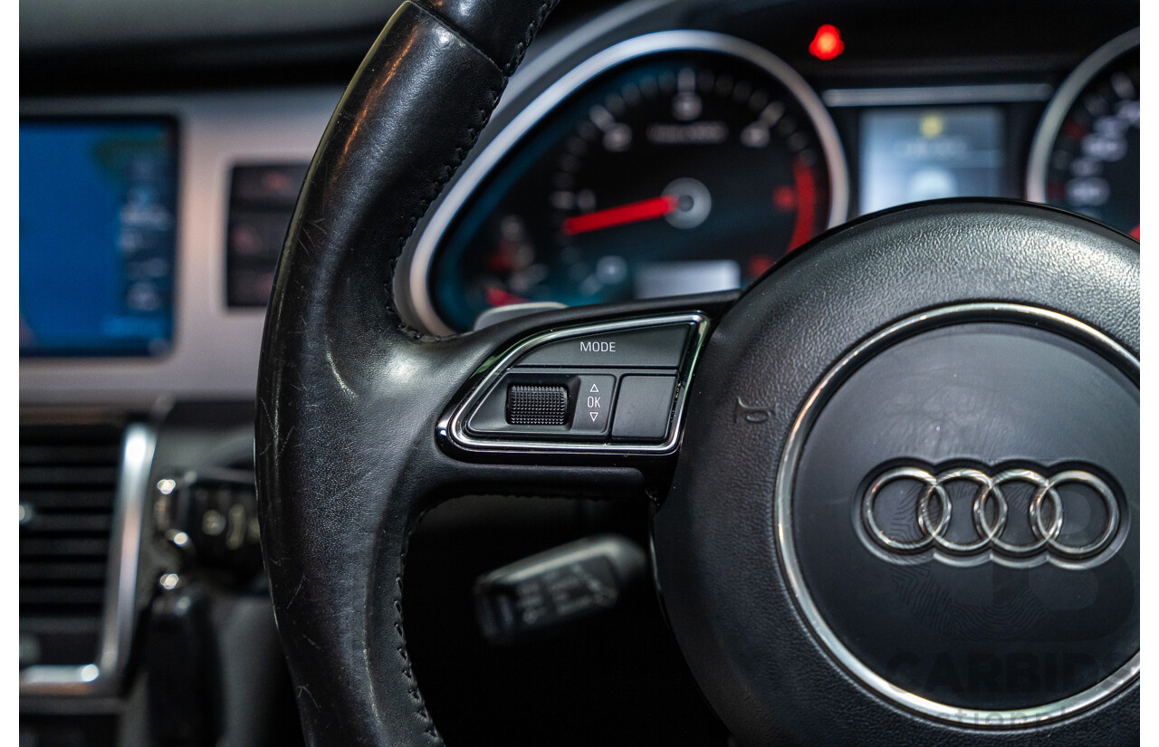 4/2012 Audi Q7 3.0 TDI Quattro S-Line Pack (AWD) MY12 4d Wagon Grey Turbo Diesel V6 3.0L - 7 Seater