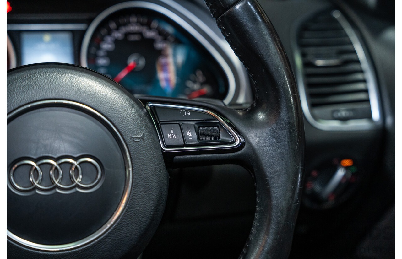 4/2012 Audi Q7 3.0 TDI Quattro S-Line Pack (AWD) MY12 4d Wagon Grey Turbo Diesel V6 3.0L - 7 Seater