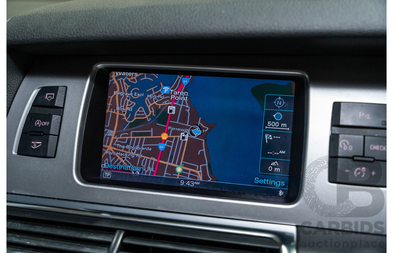 4/2012 Audi Q7 3.0 TDI Quattro S-Line Pack (AWD) MY12 4d Wagon Grey Turbo Diesel V6 3.0L - 7 Seater