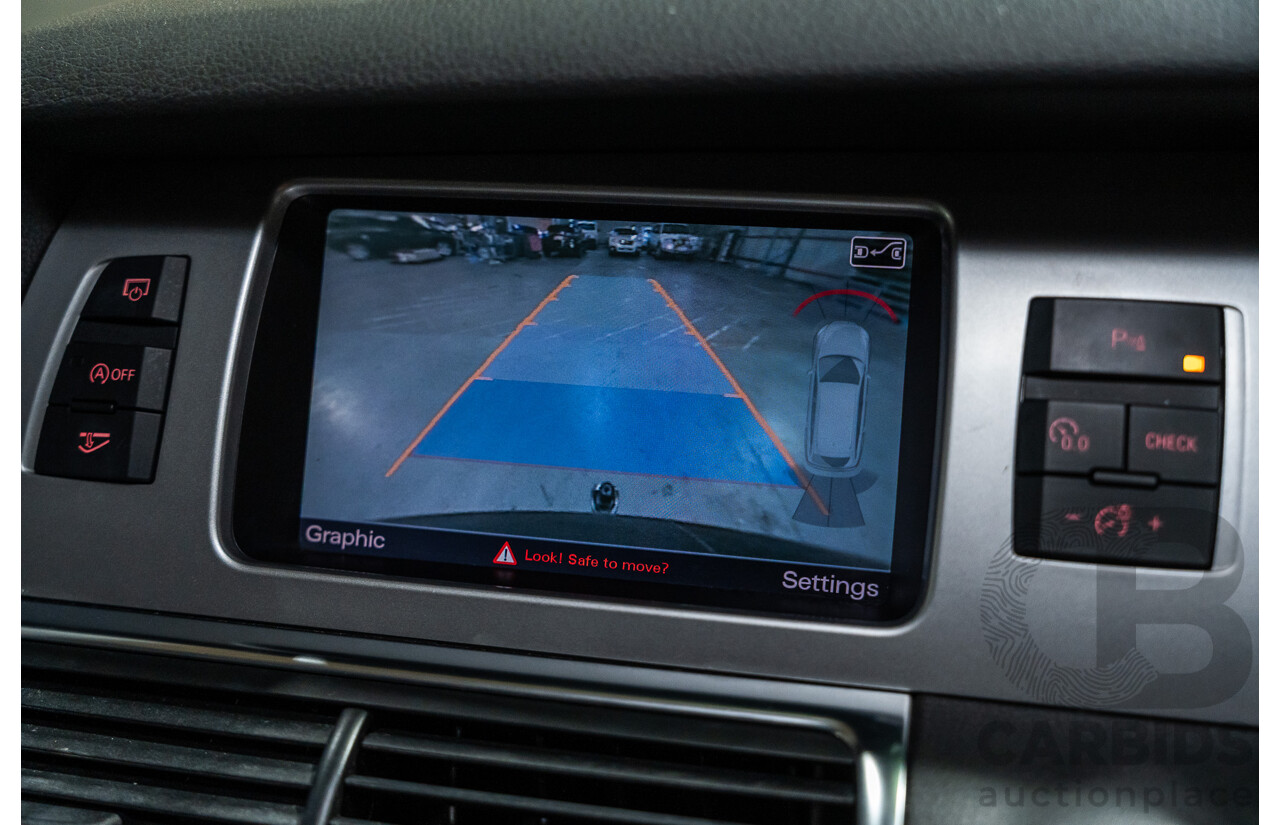 4/2012 Audi Q7 3.0 TDI Quattro S-Line Pack (AWD) MY12 4d Wagon Grey Turbo Diesel V6 3.0L - 7 Seater