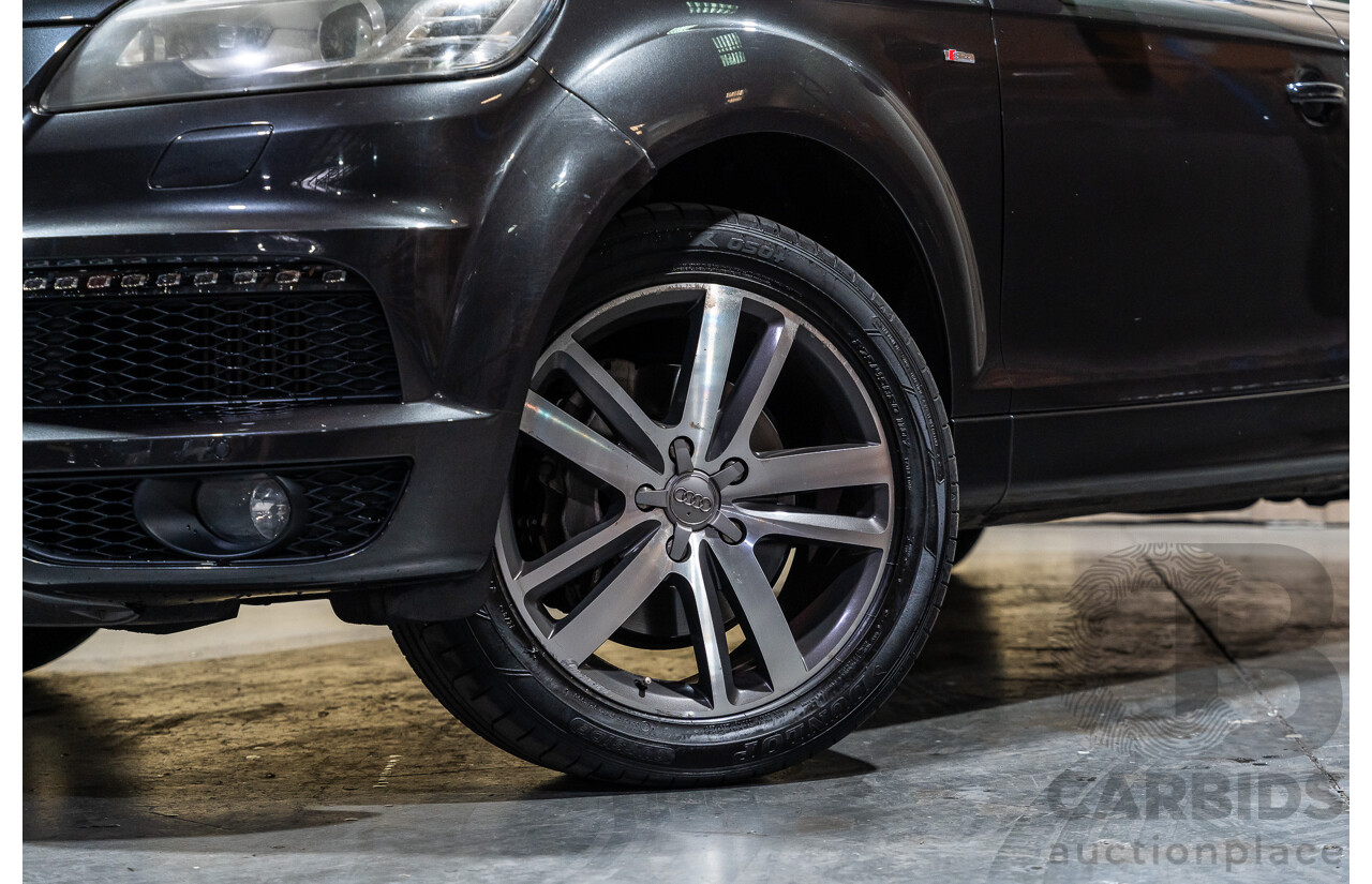 4/2012 Audi Q7 3.0 TDI Quattro S-Line Pack (AWD) MY12 4d Wagon Grey Turbo Diesel V6 3.0L - 7 Seater