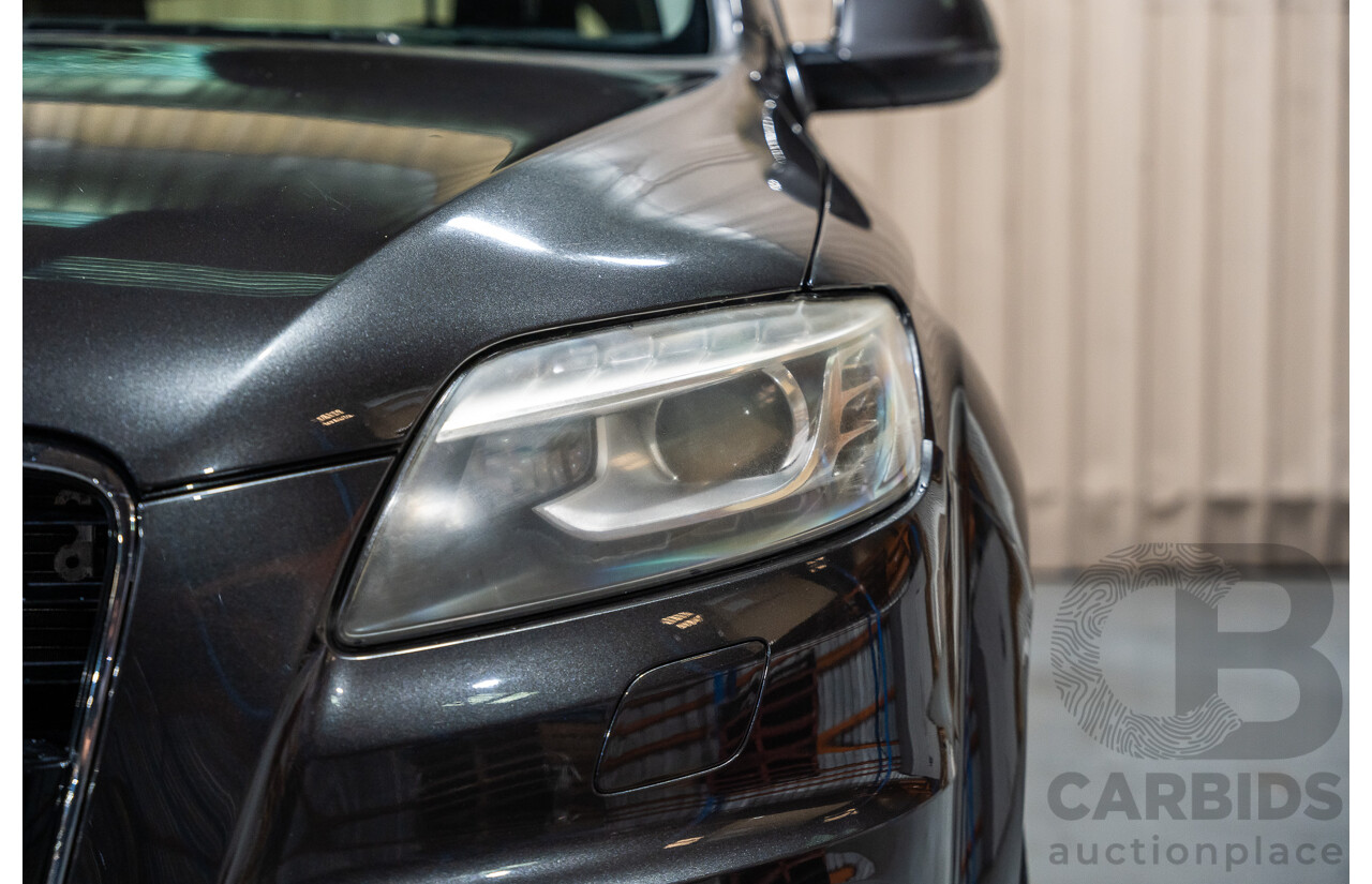4/2012 Audi Q7 3.0 TDI Quattro S-Line Pack (AWD) MY12 4d Wagon Grey Turbo Diesel V6 3.0L - 7 Seater