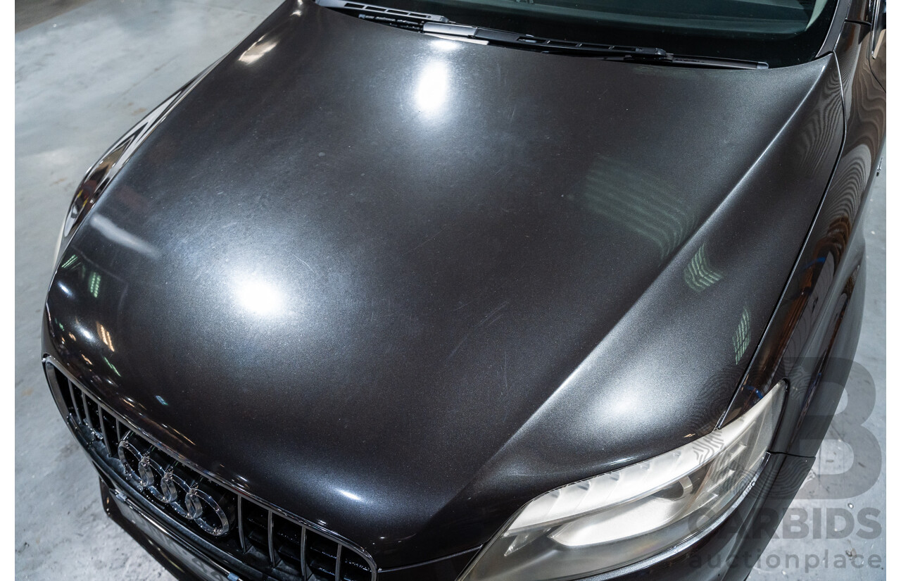 4/2012 Audi Q7 3.0 TDI Quattro S-Line Pack (AWD) MY12 4d Wagon Grey Turbo Diesel V6 3.0L - 7 Seater