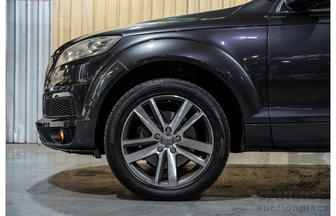 4/2012 Audi Q7 3.0 TDI Quattro S-Line Pack (AWD) MY12 4d Wagon Grey Turbo Diesel V6 3.0L - 7 Seater