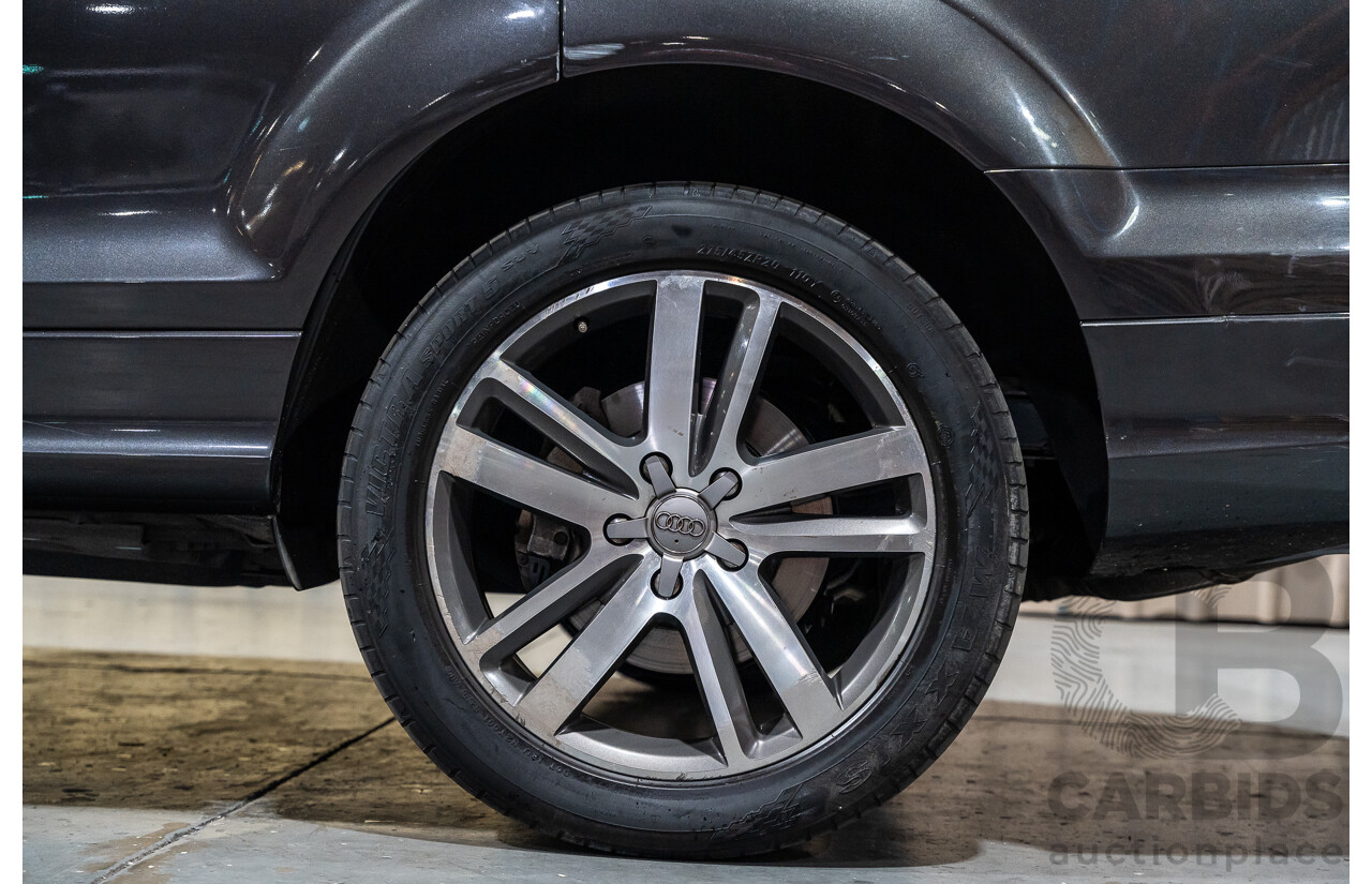 4/2012 Audi Q7 3.0 TDI Quattro S-Line Pack (AWD) MY12 4d Wagon Grey Turbo Diesel V6 3.0L - 7 Seater