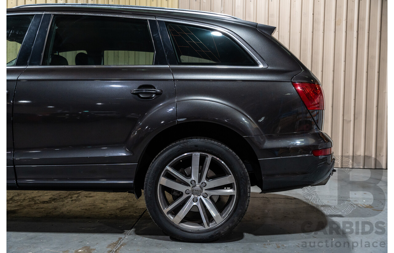 4/2012 Audi Q7 3.0 TDI Quattro S-Line Pack (AWD) MY12 4d Wagon Grey Turbo Diesel V6 3.0L - 7 Seater