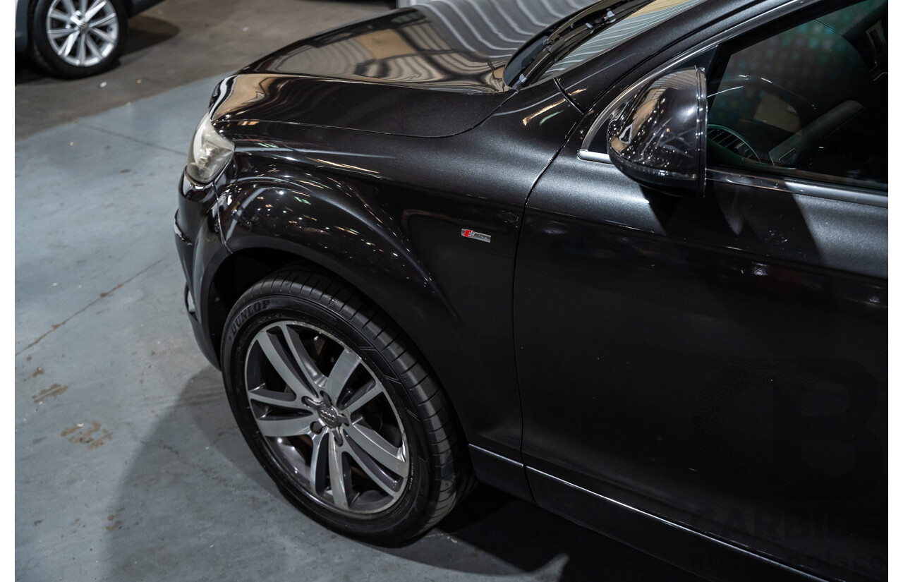 4/2012 Audi Q7 3.0 TDI Quattro S-Line Pack (AWD) MY12 4d Wagon Grey Turbo Diesel V6 3.0L - 7 Seater