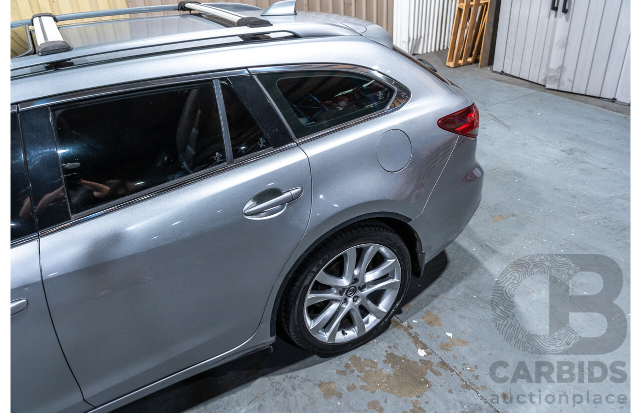 1/2014 Mazda 6 Atenza 6C MY14 UPGRADE 4d Wagon Metallic Silver Turbo Diesel 2.2L