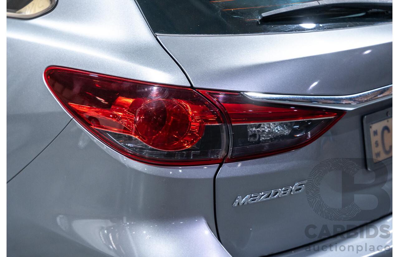 1/2014 Mazda 6 Atenza 6C MY14 UPGRADE 4d Wagon Metallic Silver Turbo Diesel 2.2L