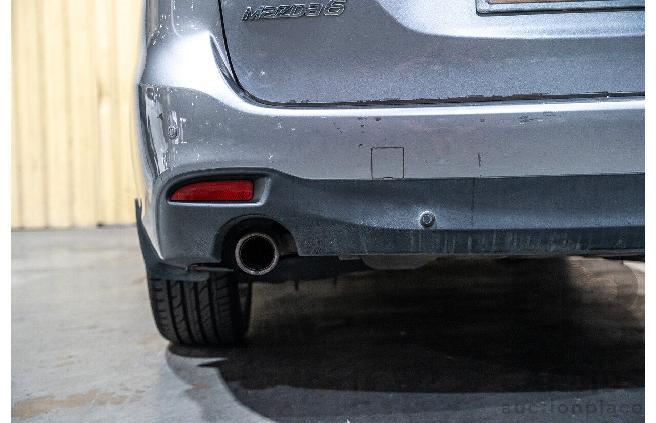 1/2014 Mazda 6 Atenza 6C MY14 UPGRADE 4d Wagon Metallic Silver Turbo Diesel 2.2L